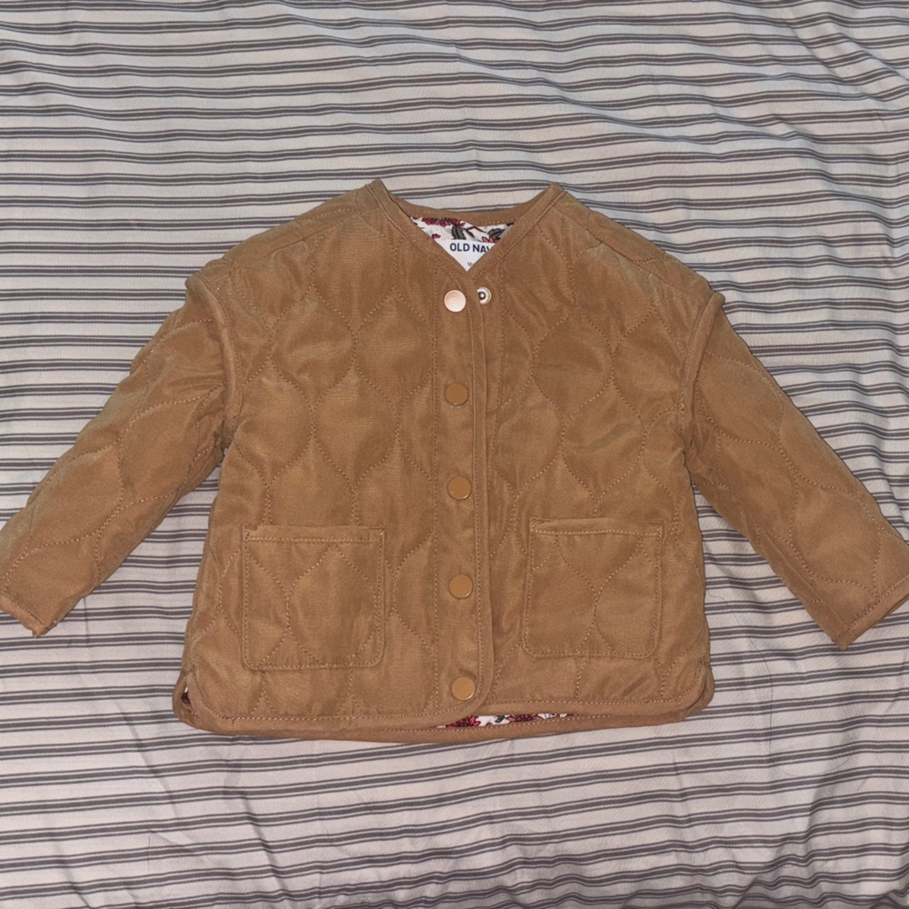 Old Navy Quilted Brown Kids Jacket